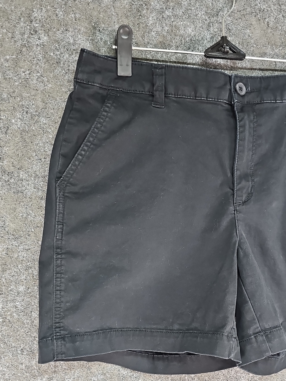 a•new•day Stretch Twill Shorts, Cotton, Black, Size 8 - Picture 2 of 6
